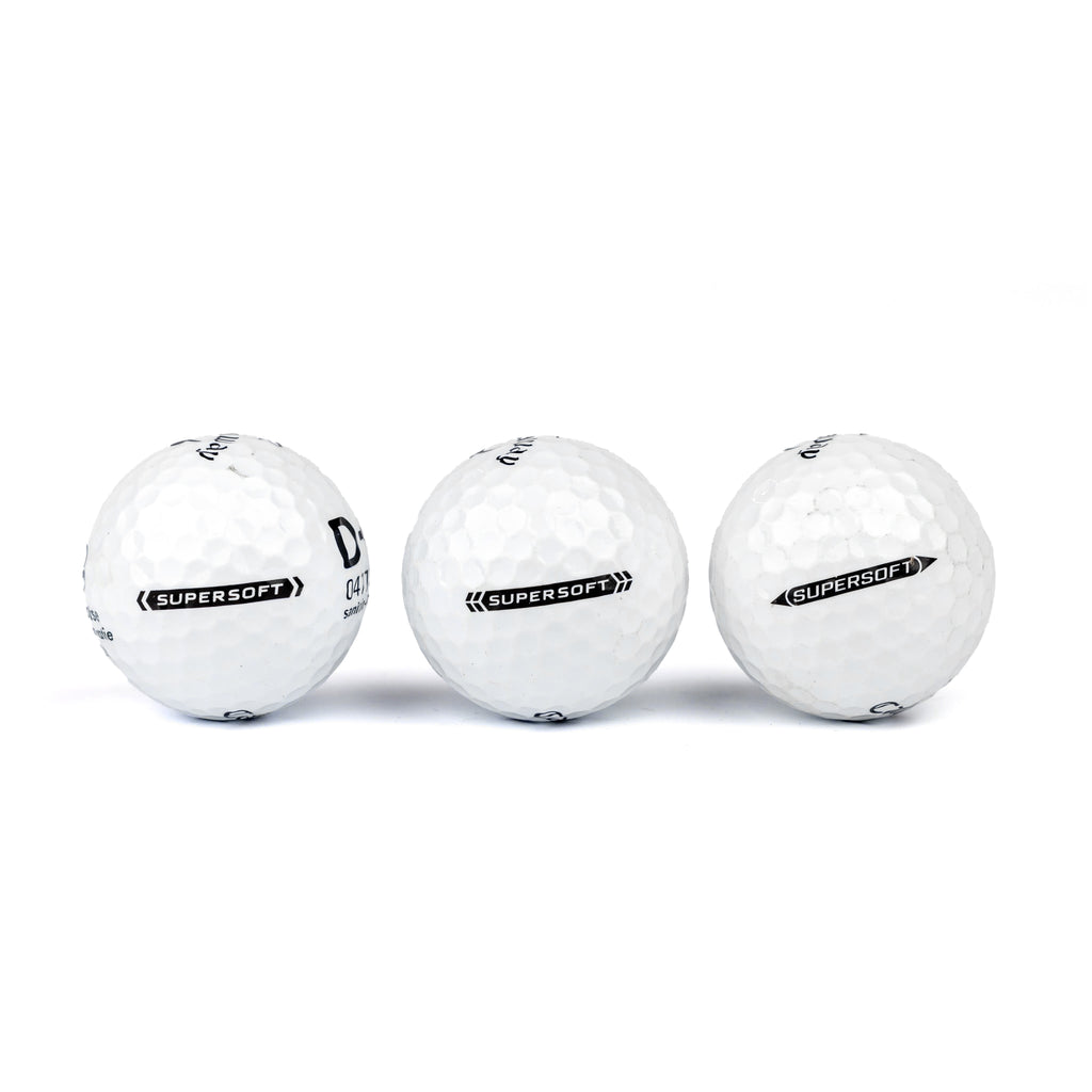 Callaway Supersoft lake balls (white, green, orange, pink, yellow)